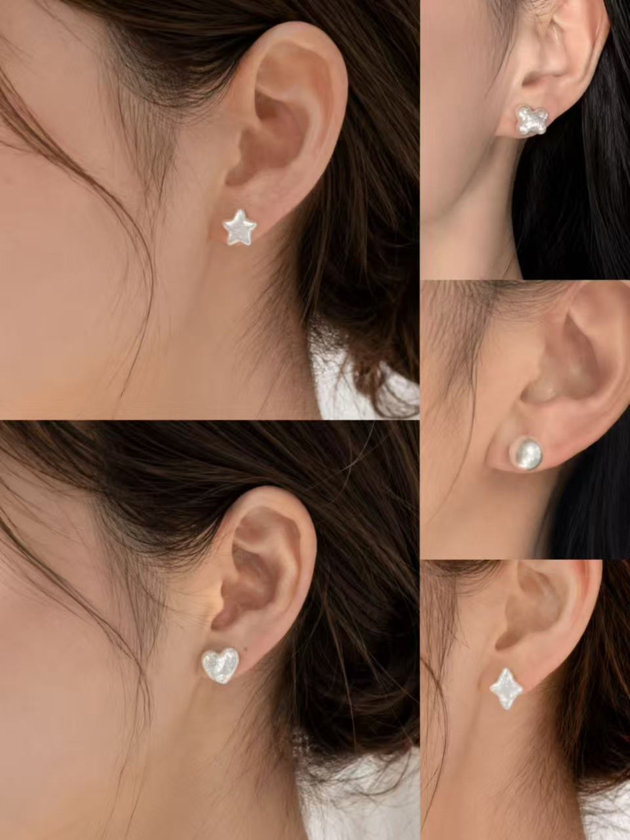Exquisite Handmade Baroque Pearl Stud Earrings