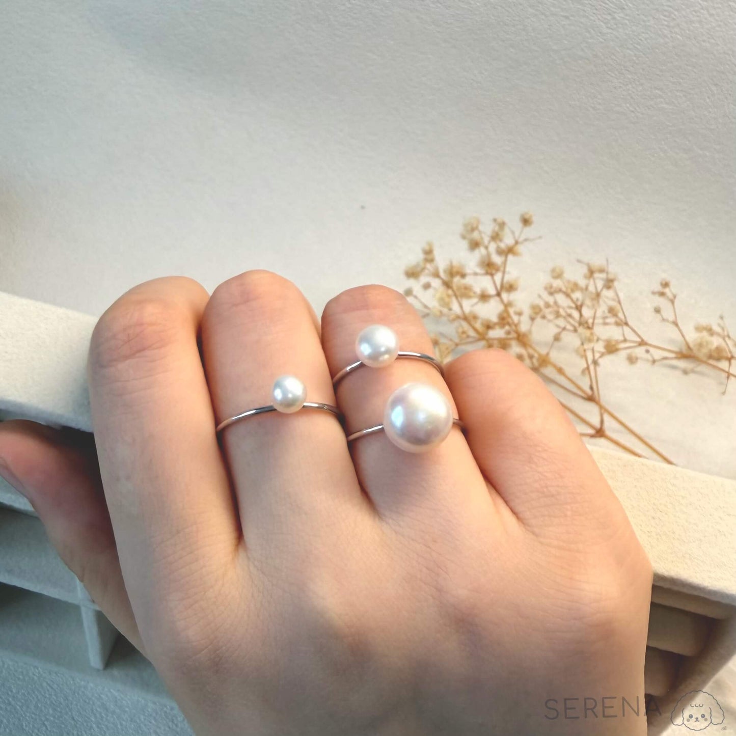 Adjustable Freshwater Pearl Ring | 6mm, 7mm & 10mm