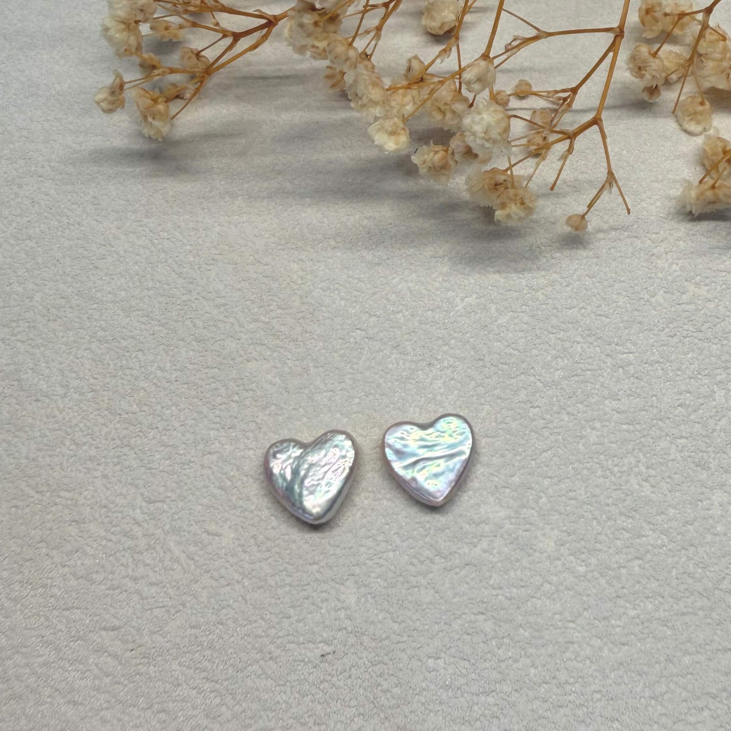 Exquisite Handmade Baroque Pearl Stud Earrings